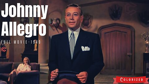 Johnny Allegro - 1949 American film noir | Colorized | Full Movie | George Raft, Nina Foch