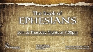 April 30th - Midweek Bible Study - Ephesians 4