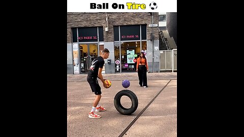 ball on tire