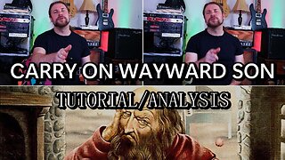 CARRY ON WAYWARD SON Guitar Tutorial/Analysis (Kansas) [Let's Learn Leftoverture EP #1]