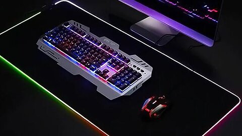 Gaming RGB Large Computer Mouse Pad