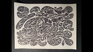 Abstract Pen Drawing