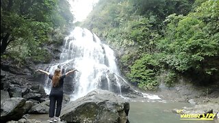 DJI Avata Flying Over the Waterfalls in the Philippines