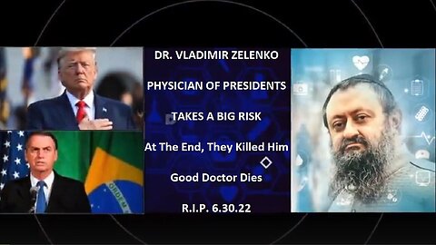 DR. WLADIMIR ZELENKO (ERMORDET AM 30.6.2022): DIES IST DER DRITTE WELTKRIEG🙈