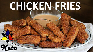 Chicken Fries better than take out, keto copycat, gluten free, sugar free