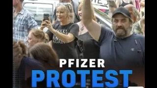 Stew Peters Covers Pfizer Protest