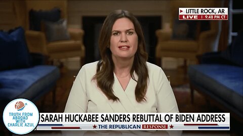 AMAZING SPEECH from a REAL LEADER Sarah Sanders Republican rebuttal to Biden's SOTU address