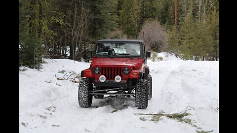 Jeep TJ Snow Drift