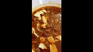 Spicy Chili with Crackers from Wendy's