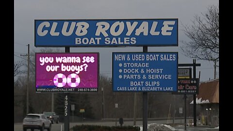 Businesses compete with punny, vulgar marquee signs ahead of Valentine's Day