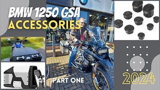 BMW R1250GSA Accessories - Toolbox-Mats-Frame Bungs