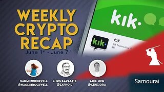 Weekly Crypto Recap pt 2