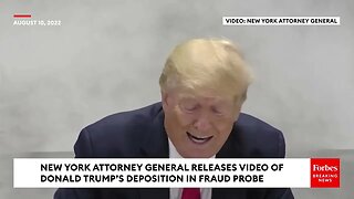 Donald Trump's Testimony To New York AG's Fraud Probe Investigators