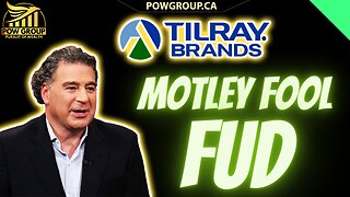 Tilray Brands: Motley Fool FUD... "US MJ Legalization May Not Fix The Stock's Problems."