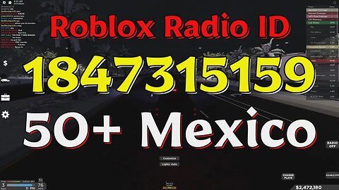Mexico Roblox Radio Codes/IDs