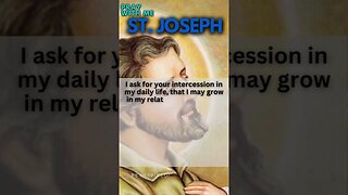 MINUTE PRAYER. ST JOSEPH prayer #shortsprayer #shorts
