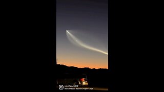 Space X Falcon 9 over Phoenix