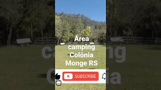 Gramado para acampar da Colônia Monge em Rolante RS