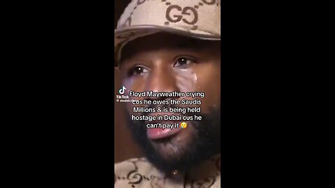 Floyd Mayweather crying