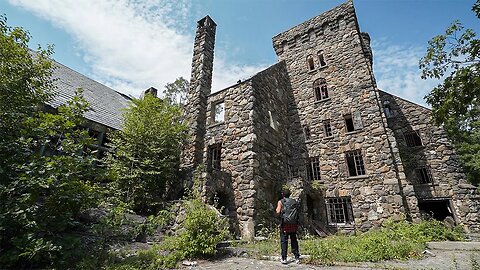 Abandoned Abercrombie & Fitch Billionaires Mansion Found Castle In The Middle of Nowhere
