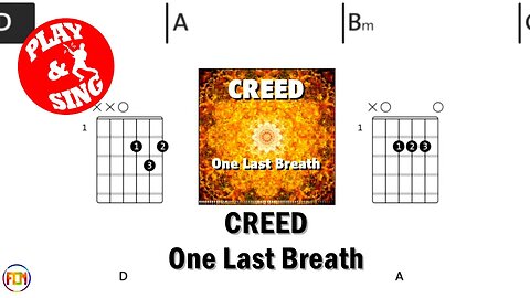 CREED One Last Breath FCN GUITAR CHORDS & LYRICS