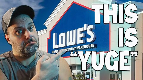 LOWES Home Improvement Makes MAJOR Announcement!