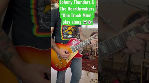 One Track Mind Guitar Play Along [Johnny Thunders & The Heartbreakers] #guitarlesson