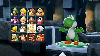 Super Mario Party - Domino Ruins Hunt - Yoshi Bowser Dry Bones Mario
