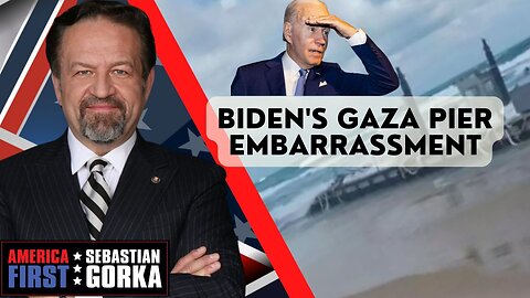 Biden's Gaza pier embarrassment. Jim Hanson with Sebastian Gorka on AMERICA First