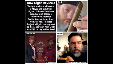 Raw Cigar Reviews (Episode 53) Geno & Mayor of Flash Over Cigars