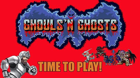 Lets Play/Fail GHOULS n GHOSTS (with Commentary) by John H Shelton - Megadrive Version (Capcom 1988)