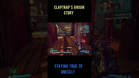 Claptrap's Origin Story Might Shock You (borderlands pre-sequel) #shorts