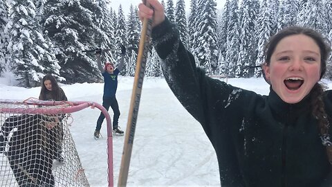 Becoming a Certified Canadian with Pond Hockey and Puppies in the Snow