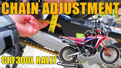 Chain Slack Adjustment – Honda CRF 300L / Rally