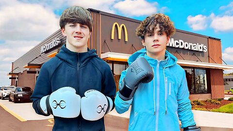 YouTube Boxing Inside McDonald's!