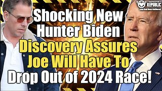 Shocking New Hunter Biden Discovery Assures Joe Will Have To Drop Out of 2024 Race!