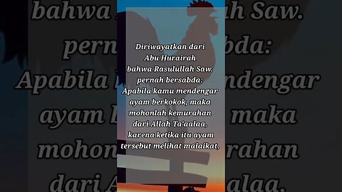 HADIS NABI tentang Larangan meminta kematian dan Anjuran berdoa ketika mendengar ayam berkokok