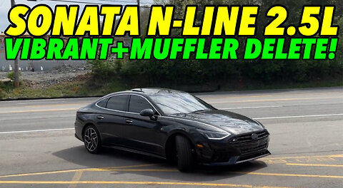 2021 Hyundai Sonata N Line 2.5L w/ VIBRANT & MUFFLER DELETE!