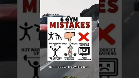 TOP GYM Mistakes! (MISTAKES) #motivation