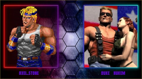 Mugen: Axel Stone vs Duke Nukem