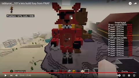 tabbycat__101's lets build foxy from FNAF part 2