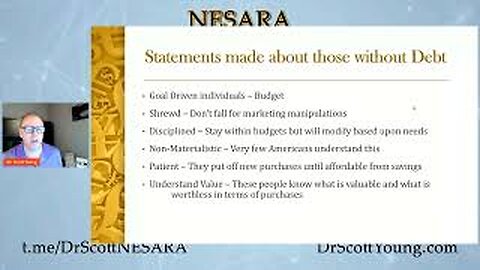 Dr. Scott Young: Post-NESARA: Those with Debt and Those without Debt Part 2