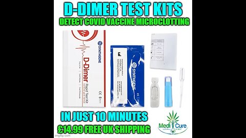 D-Dimer test kits on sale now :) £14.99 FREE UK delivery
