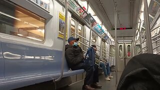 Just another Ride in The NYC Subway 2/10/23 4 Train 1100hrs Crown Heights Utica Bound #1184