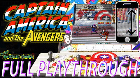 Captain America and The Avengers (1991) [Arcade] 🕹🔥 Intro + Gameplay (full playthrough) [Vertical]
