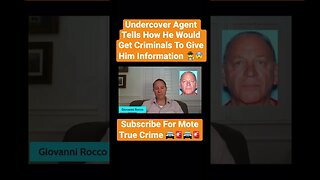 Undercover Agent Tells How He Would Get Criminals To Give Him Information 🕵️‍♀️😨 #police #fbi #dea