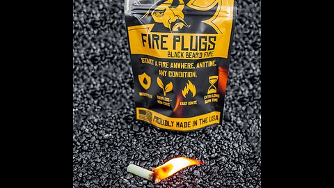 Black Beard Fire Plugs The Must Have Fire Tinder For Any Outdoor Activity Or Emergency Kit