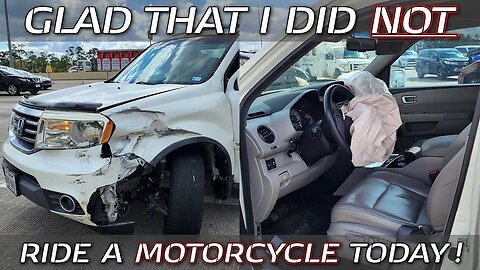 VLOG: Cars Crashed and Totaled in Houston // I'm glad I was a CAGER today!