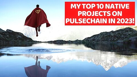 My TOP 10 Native Projects On PULSECHAIN In 2023!