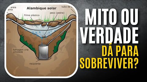 Dá para SOBREVIVER bebendo apenas ÁGUA por CONDENSAÇÃO - Feat. Giuliano Toniolo